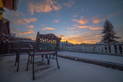 Terrasse Winter